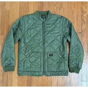 Carhartt WIP Newton Bomber Liner Jacket Green Quilted Size XL Work In Progress